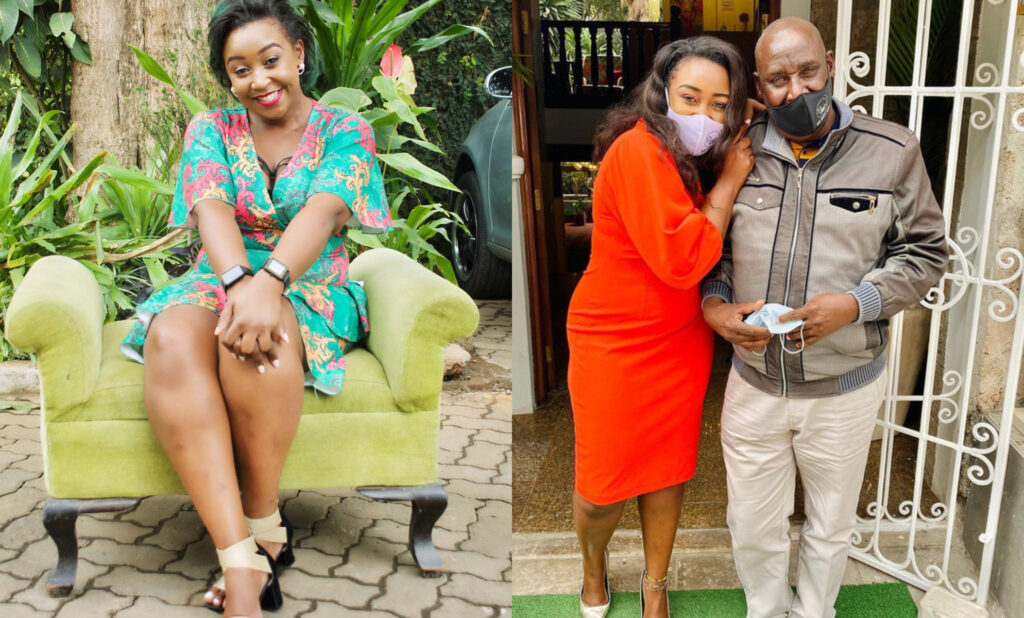 Betty Kyallo and her father