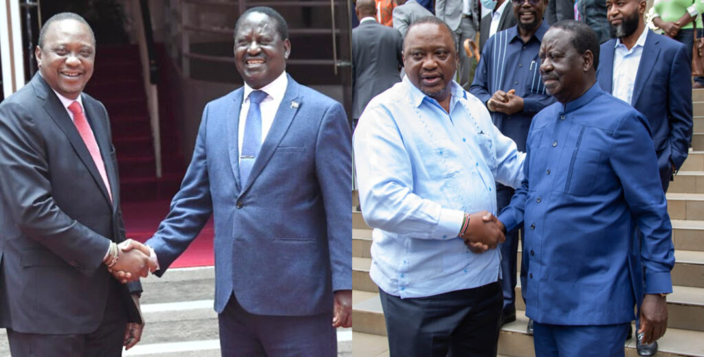 Uhuru Kenyatta and Raila Odinga