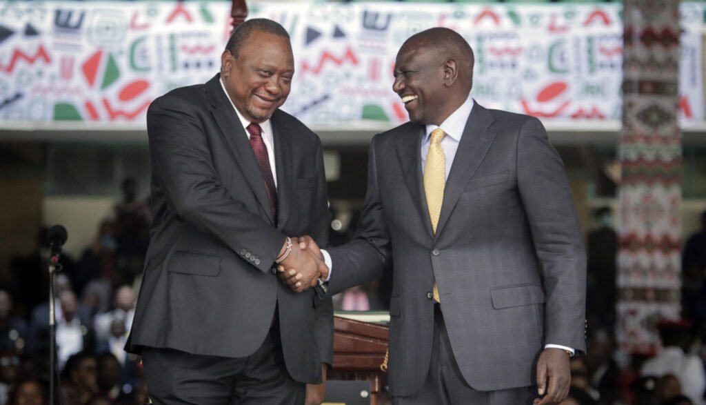 Uhuru Kenyatta and William Ruto