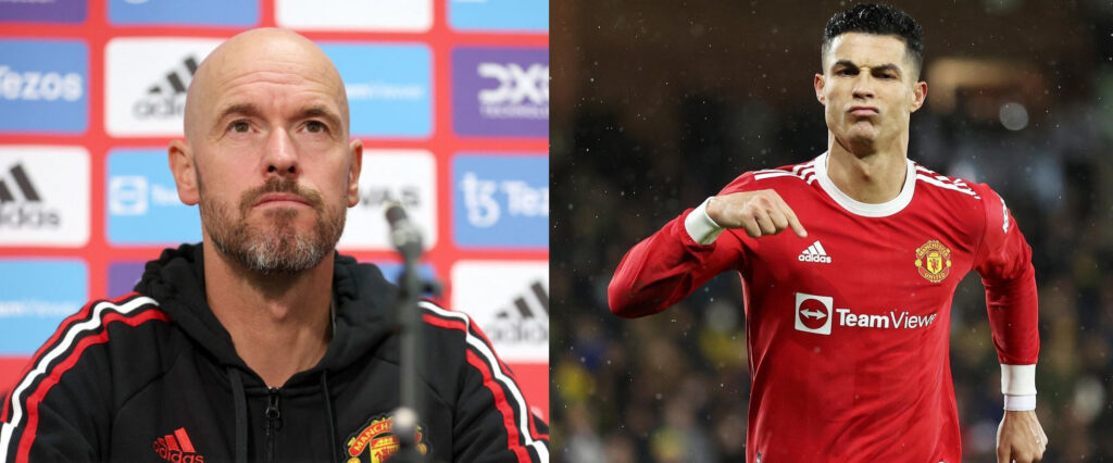 Cristiano Ronaldo and Erik Ten Hag