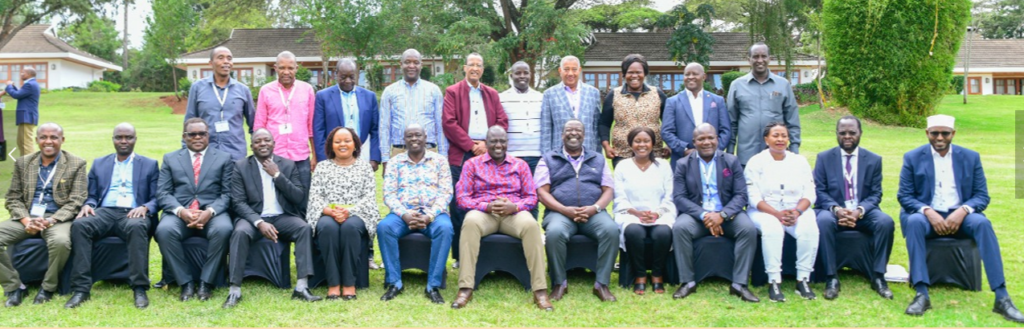 Some of the Kenya's governors and the country's top leadership