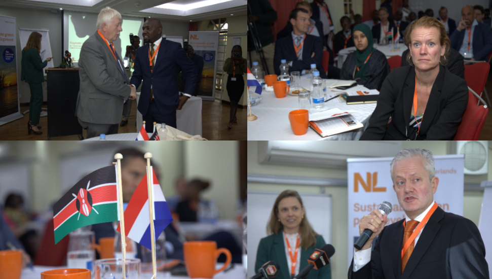 A delegation of 17 Dutch companies in Kenya for a week-long trade mission in Kenya.