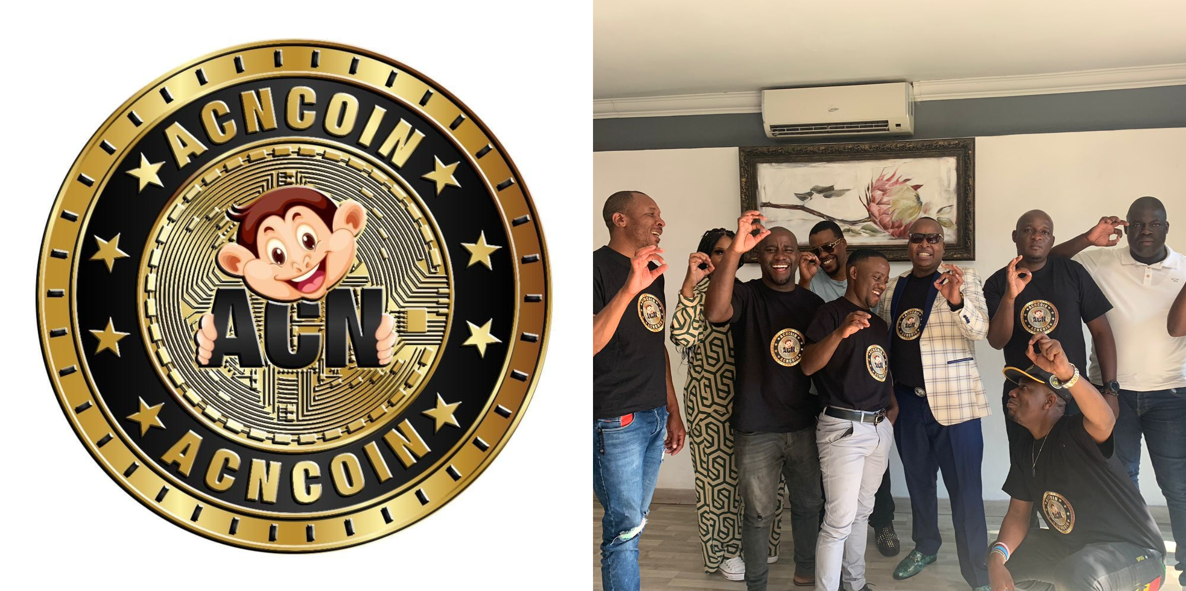 The ACNCOIN and a team of businessmen